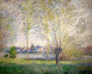 Vétheuil Söğütleri by Claude Monet